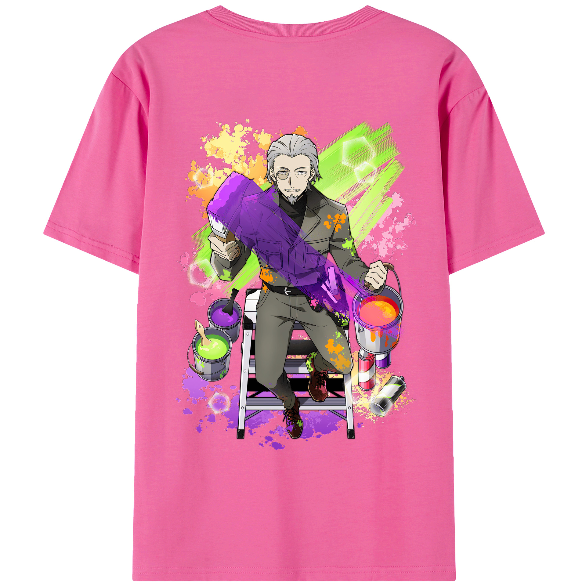 （画像用） 文豪ストレイドッグス Bungo Stray Dogs レディース半袖Tシャツ(バックプリント)